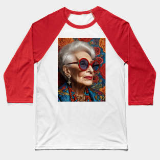 Iris Apfel Baseball T-Shirt